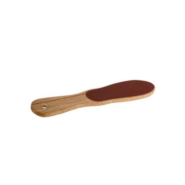 Beautyfor Пила за педикюр с дървена дръжка - Beautyfor Foot File with Wooden Handle, твърдост 80/120