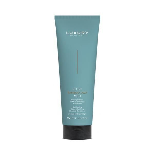 Green Light Пилинг - Relive Bamboo Lava Mud 3 in 1 Luxury Hair Pro, Green Light, 150 мл
