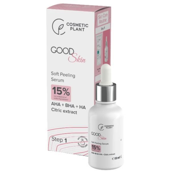 Cosmetic Plant Пилинг серум Serum Peeling Cosmetic Plant Good Skin Soft Peeling Serum, 30 мл