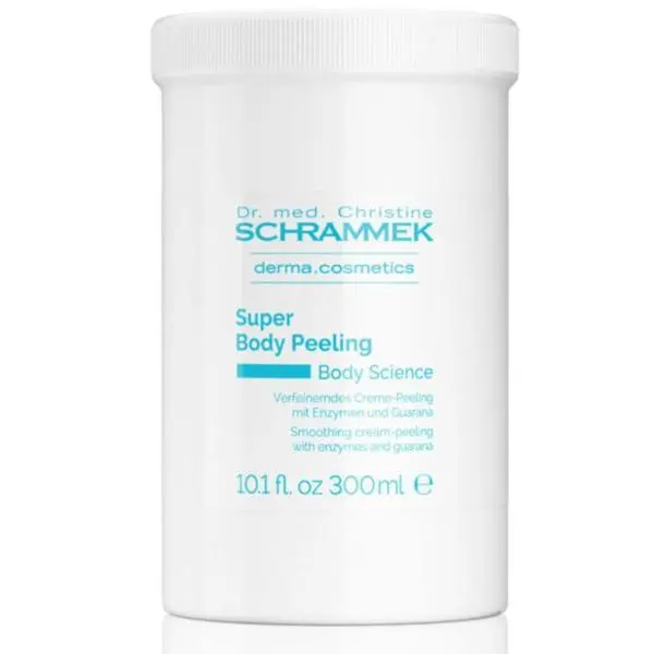 Dr. Christine Schrammek Пилинг за тяло с ензими и гуарана - Dr. Christine Schrammek Derma Cosmetics Super Body Peeling Body Science, 300 мл
