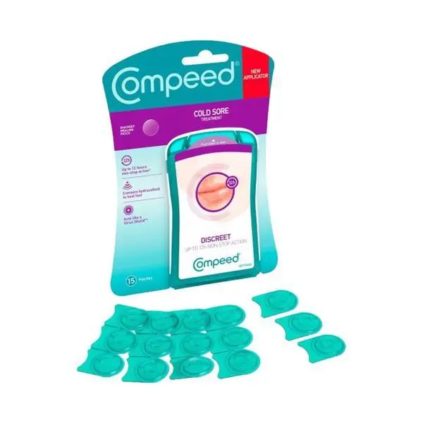 Compeed Пластири Compeed Colds Sore Treatment Discreet Patches, 15 пластира
