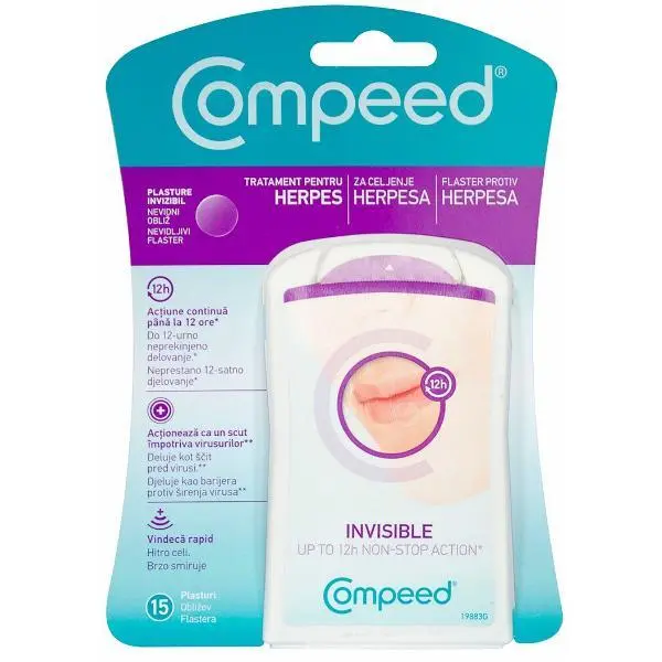 Compeed Пластири против херпес Compeed, 15 броя