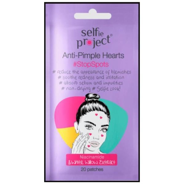 Farmona Пластири против пъпки - Selfie Project Anti-Pimple Hearts #StopSpots, 20 бр