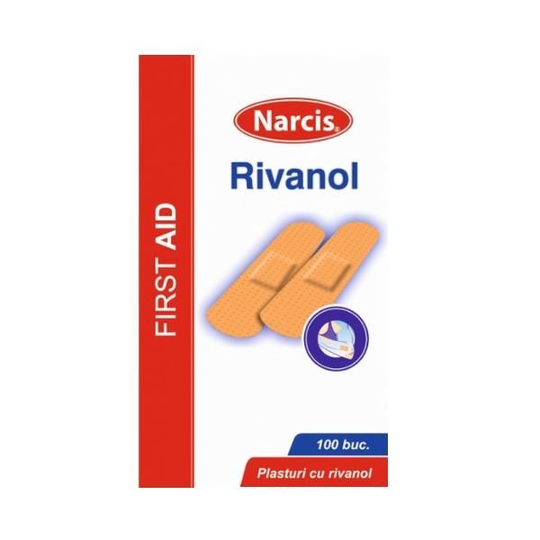 Narcis Пластири с риванол Narcis, 2см x 7см, 100 броя