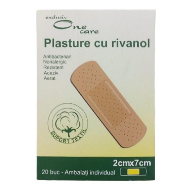 One Care Пластири за грижа Rivanol One Care, 2 см x 7 см, 20 бр