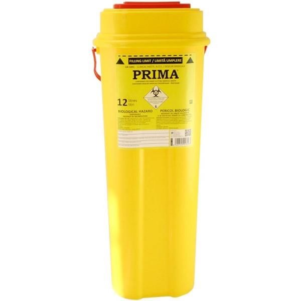 Prima Пластмасов контейнер за опасни отпадъци - Prima ADR Plastic Container for Sharp Stinging Waste 12 литра