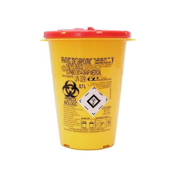 Klintensiv Пластмасов контейнер за остри предмети - Klintensiv 0,7 л