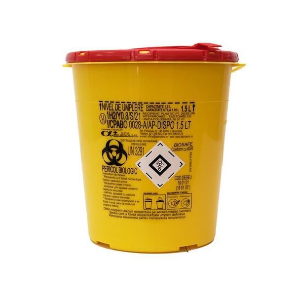 Klintensiv Пластмасов контейнер за остри предмети - Klintensiv 1.5 л