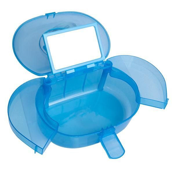 Lila Rossa Пластмасова кутия с огледало за козметика Lila Rossa, 1 бр