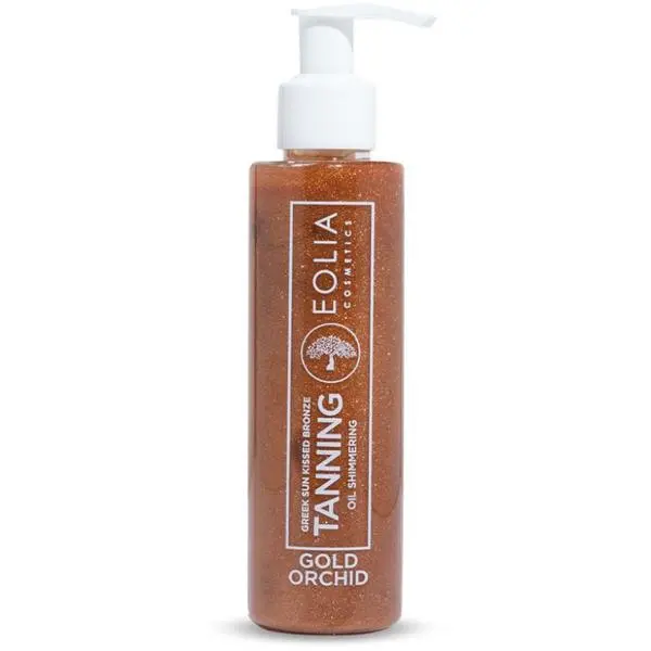 Eolia Cosmetics Плажно Масло - Eolia Cosmetics Pink Diamond Tanning Oil Shimmering Gold Orchid, 150 мл