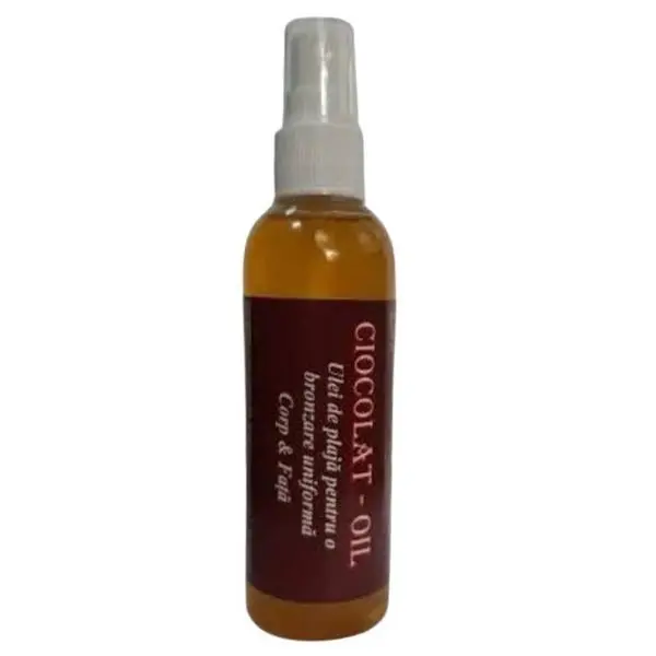 Favisan Плажно масло за тяло и лице - Favisan Chocolate Oil, 100 мл