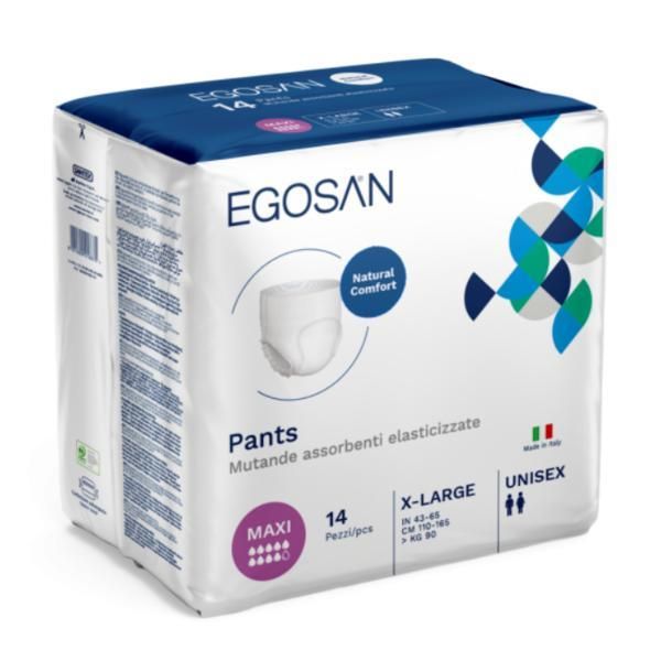 Santex Spa Плени за възрастни при инконтиненция Egosan NC Panty Extra Large Maxi размер XL, 14бр