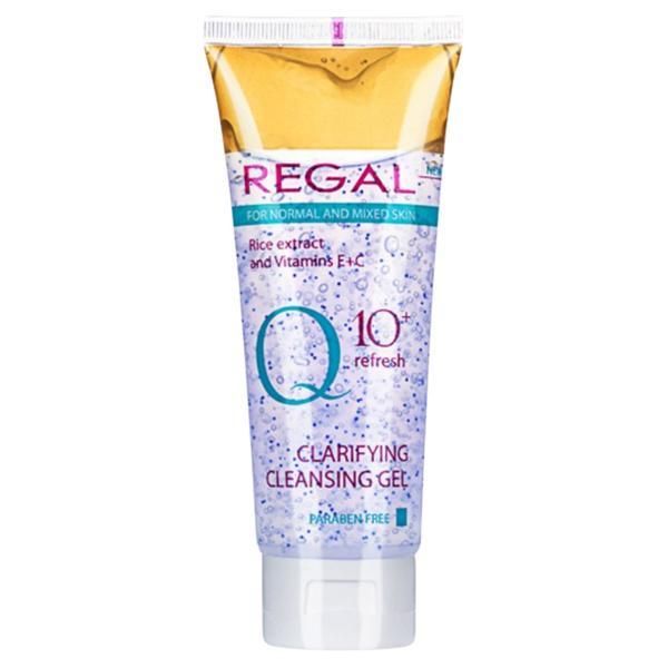 Rosa Impex Почистващ гел с Q10 за лице - Regal Clarifying Cleansing Gel Q10+ Refresh, Rosa Impex, 100 мл