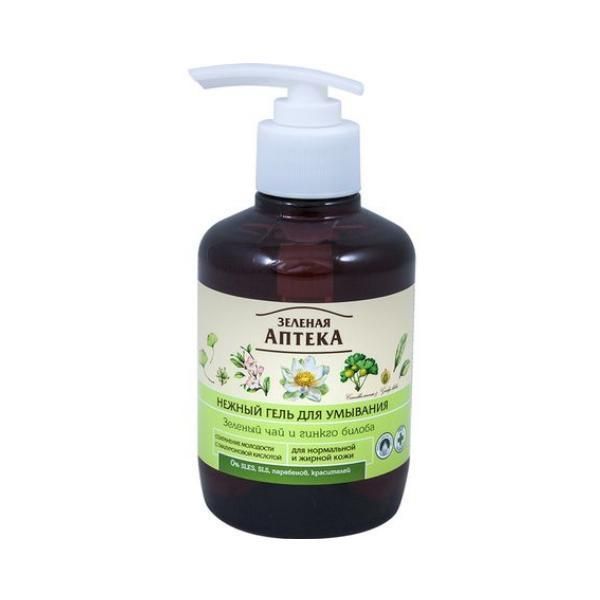 Zelenaya Apteka Почистващ гел за лице за нормална и мазна кожа Zelenaya Apteka, 270мл