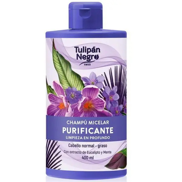 Tulipan Negro Почистващ мицеларен шампоан - Tulipan Negro , 400 мл