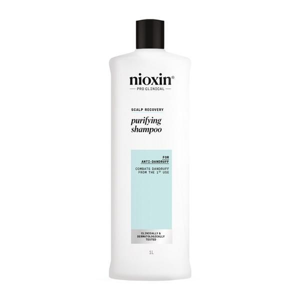 Nioxin Почистващ шампоан против пърхот за сърбящ скалп - Nioxin Scalp Recovery Shampoo, 1000 мл