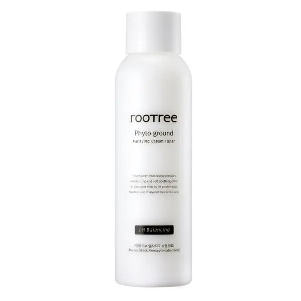 Rootree Почистващ тоник за лице - Rootree Phyto Ground Purifying Cream Toner, 200 мл