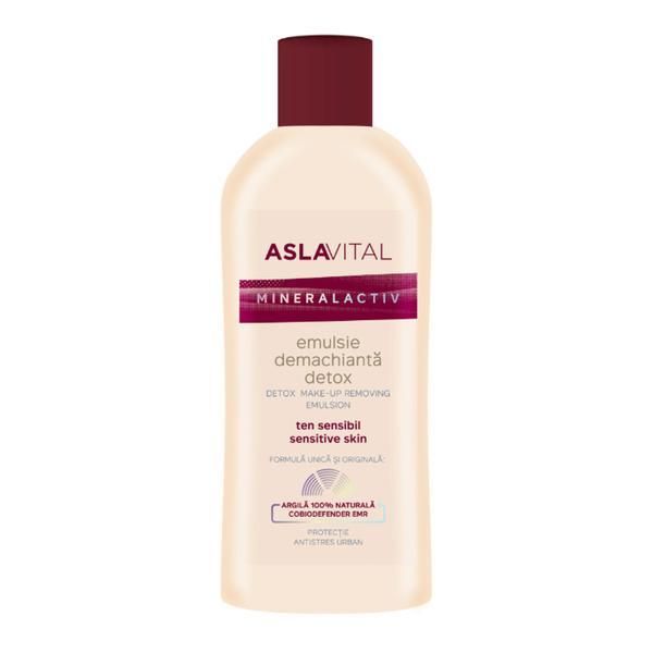 Aslavital Почистваща детоксикираща емулсия - Aslavital Mineralactiv Detox Make-up Removing Emulsion, 150мл