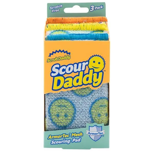 Scrub Daddy Почистваща гъба Scour Daddy, 3 бр