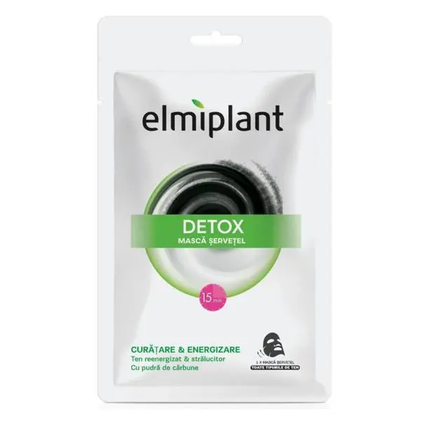 Elmiplant Почистваща и енергизираща маска за лице, Elmiplant Detox 1 бр