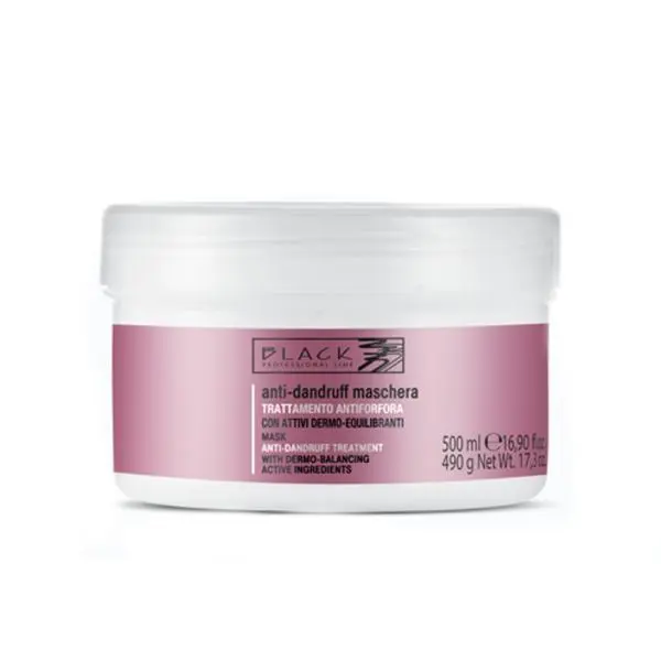 Black Professional Line Почистваща маска против пърхот - Black Professional Line Purifying Anti-Dandruff Mask, 500мл