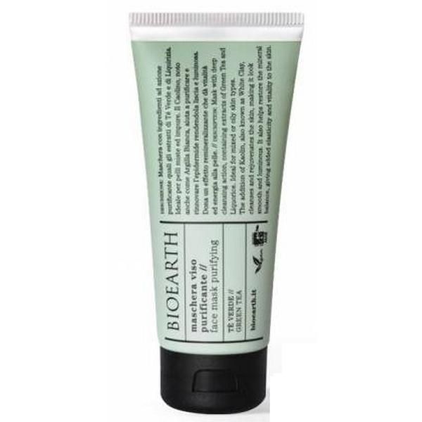 Bioearth Почистваща маска за мазна кожа с акне Bioearth, 100 мл