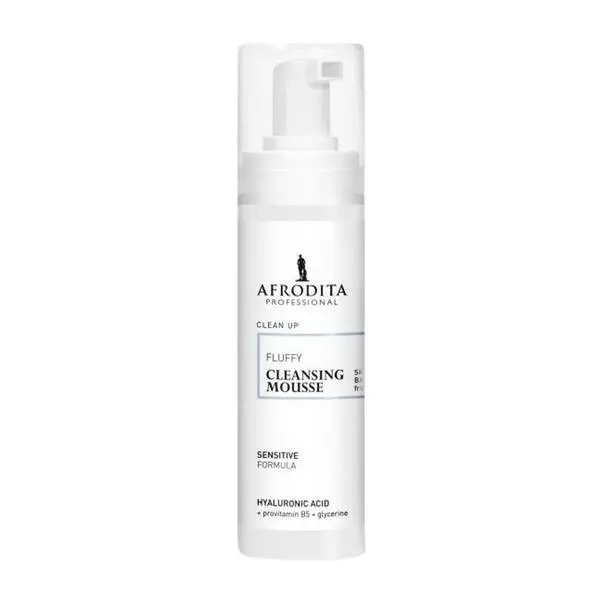 Cosmetica Afrodita Почистваща пяна - Afrodita Professional Clean Up Fluffy Cleansing Mousse, 200 мл