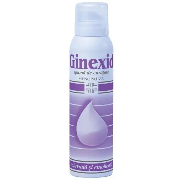 Naturpharma Почистваща пяна за интимна хигиена по време на менопауза Ginexid Naturpharma, 150 мл