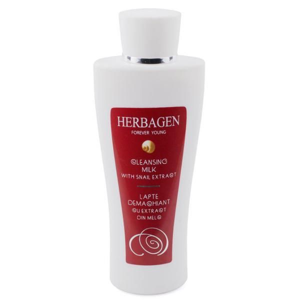 Herbagen Почистващо мляко с екстракт от охлюв Herbagen, 200г