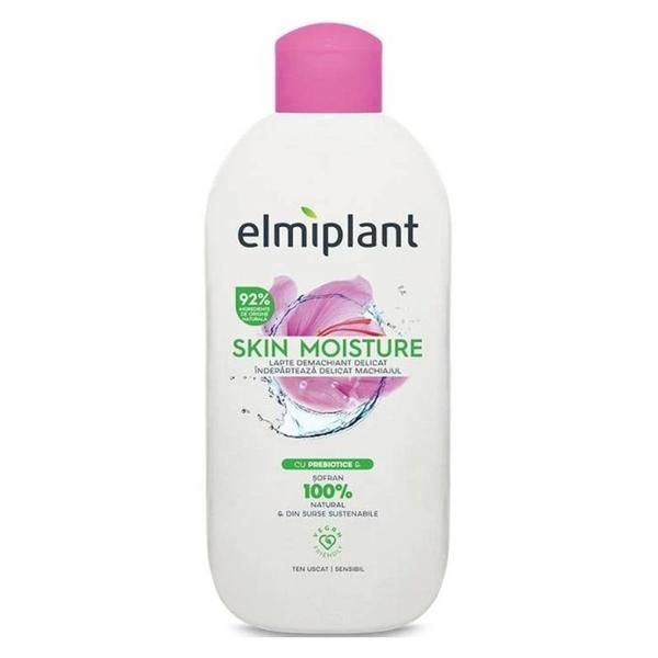 Elmiplant Почистващо мляко с пребиотици и шафран за суха и чувствителна кожа - Elmiplant Skin Moisture, 200 мл