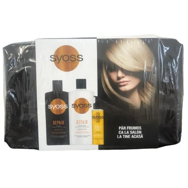 Syoss Подаръчен комплект Syoss 2 - Възстановяващ шампоан 440 мл +Възстановяващ балсам 440 мл + Маслоl 100 мл