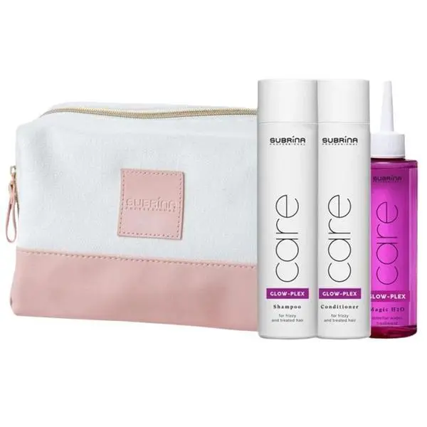 Subrina Подаръчен комплект за изглаждане и интензивен блясък - Subrina Professional Care Glow-Plex, 1 комплект