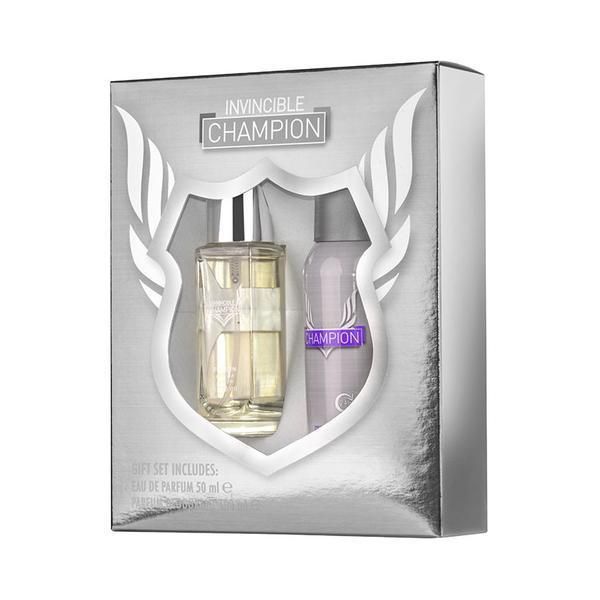 Florgarden Подаръчен комплект за мъже Invincible Champion &ndash; Парфюмна вода 50 мл + Дезодорант 100 мл