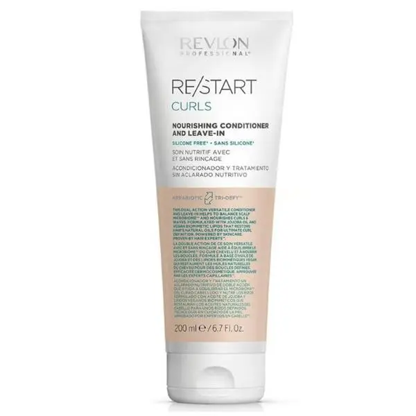 Revlon Professional Подхранващ балсам и терапия без отмиване за къдрава и вълниста коса - Revlon Professional Re/Start Curls , 200 мл