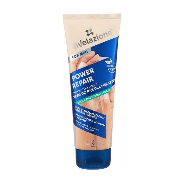 Farmona Подхранващ и успокояващ крем за ръце за мъже - Farmona Nivelazione Nourishing and Soothing Hand Cream for Men, 100мл