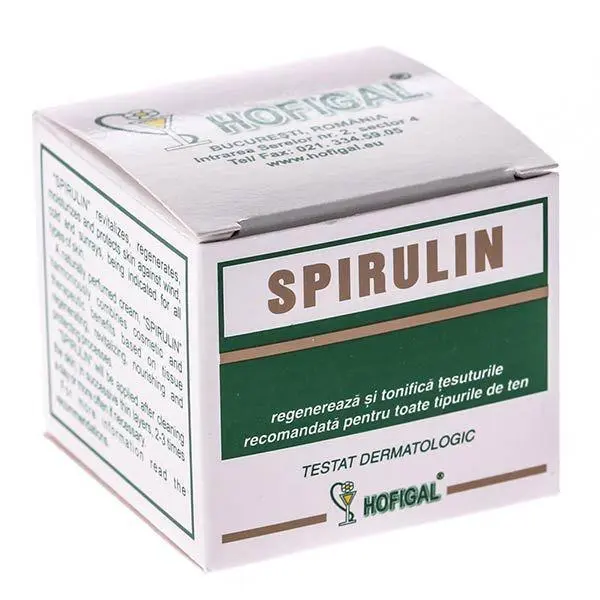 Hofigal Подхранващ крем Spirulin Hofigal, 50 мл
