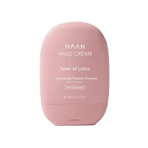 Haan Подхранващ крем за ръце с пребиотичен комплекс и нотки на лотос - HAAN Hand Cream Tales of Lotus, 50 мл
