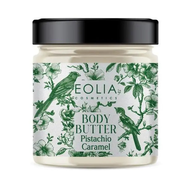 Eolia Cosmetics Подхранващ крем за тяло с шамфъстък и карамел - Eolia Cosmetics, 200 мл