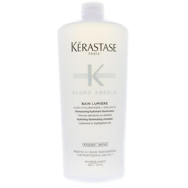 Kerastase Подхранващ озаряващ шампоан за руса коса - Kerastase Blond Absolu Bain Lumiere Hydrating Illuminating Shampoo, 1000мл
