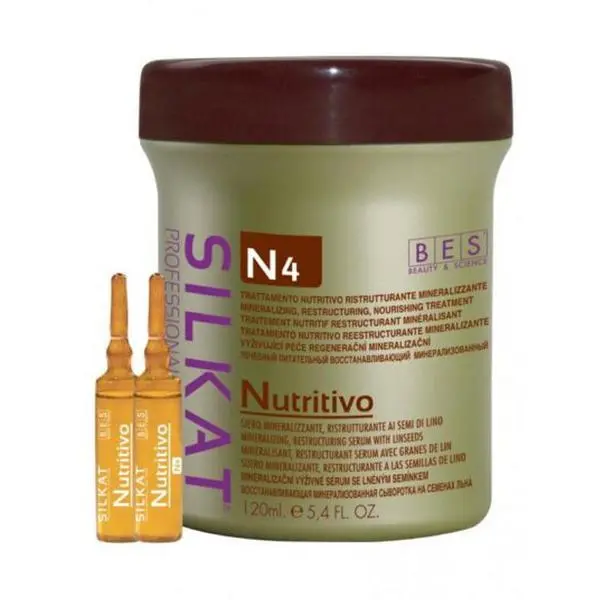 Bes Подхранващ серум Silkat Bes, 12 ампули х 10 мл