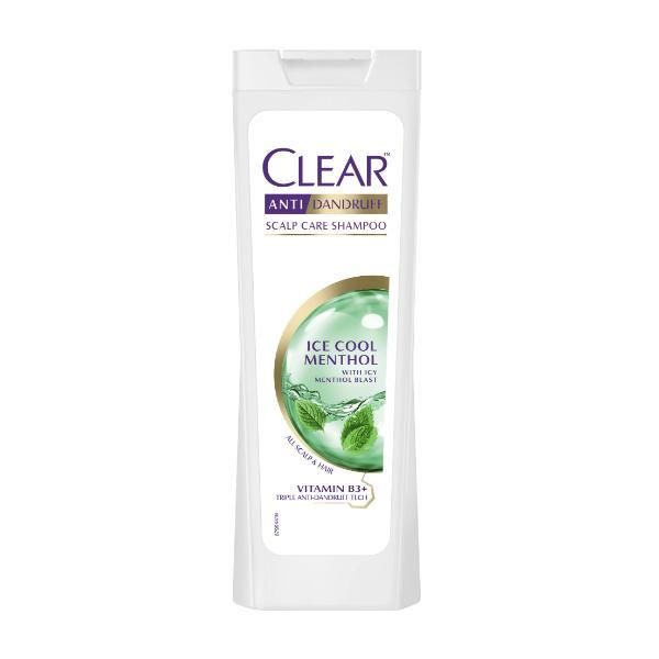 Clear Подхранващ шампоан против пърхот с ментолов ефект Clear Anti-Dandruff Nourishing Shampoo Ice Cool Menthol, 400 мл: