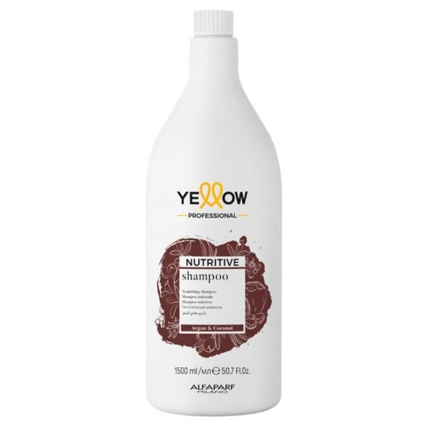 Alfaparf Milano Подхранващ шампоан с арган и кокос - Alfaparf Milano Yellow Professional Nutritive Shampoo, 1500 мл