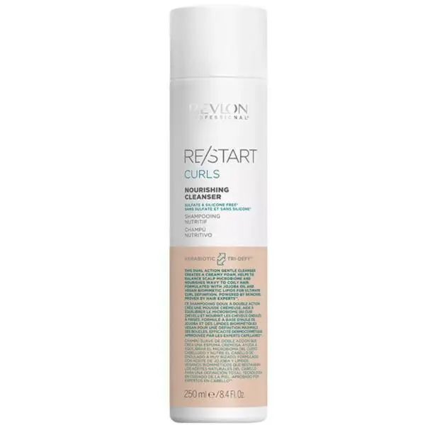 Revlon Professional Подхранващ шампоан за къдрава и вълниста коса - Revlon Professional Re/Start Curls Nourishing Cleanser, 250 мл