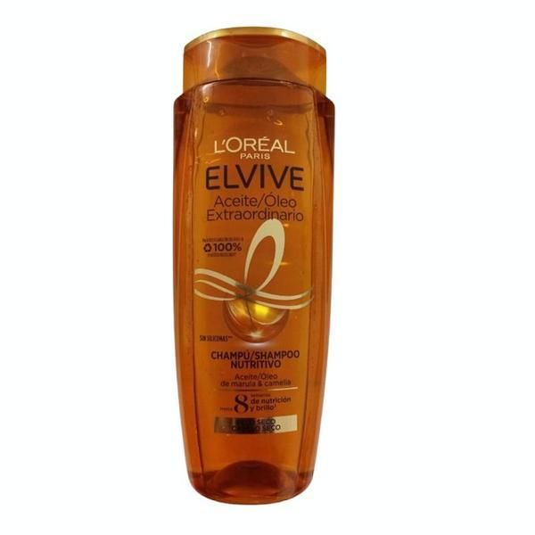 L'Oreal Paris Подхранващ шампоан за суха коса - L&#039;Oreal Paris Elvive Aceite Extraordinario Champu Nutritivo, 700 мл