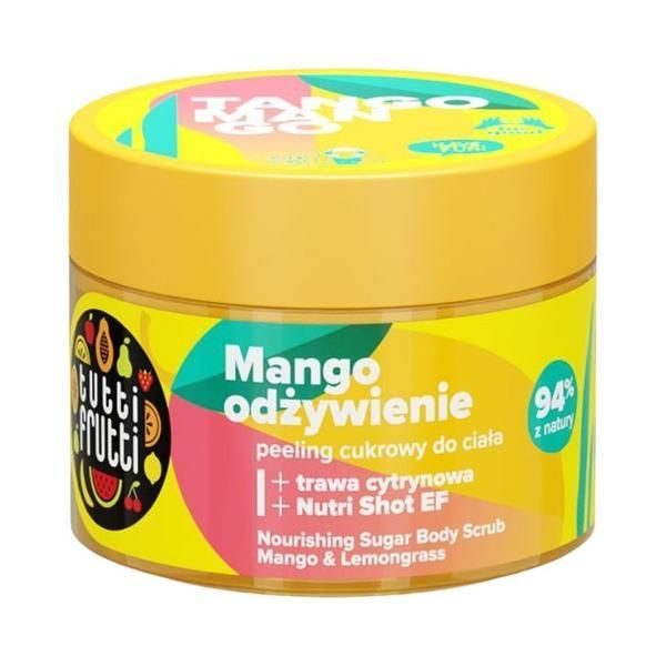 Farmona Подхранващ скраб за тяло с манго и лимонена трева - Tutti Frutti Nourishing Sugar Body Scrub, Farmona, 300 гр