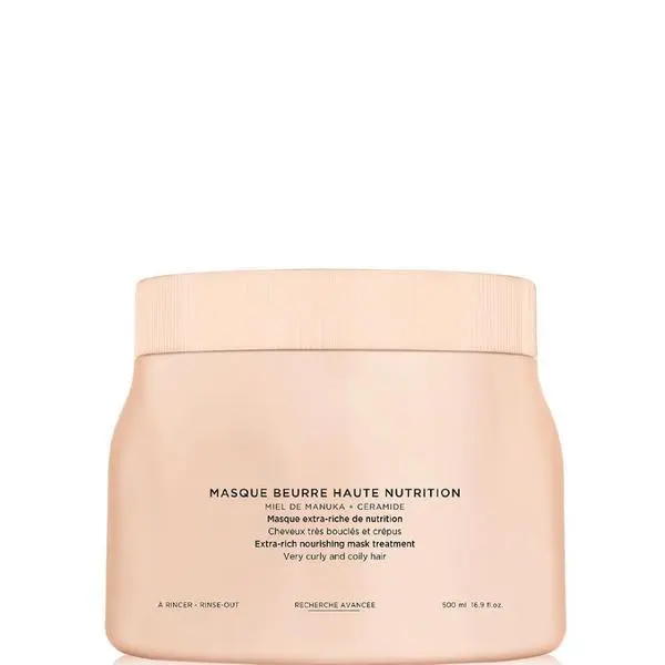 Kerastase Подхранваща маска за къдрава коса - Kerastase Curl Manifesto Masque Beurre Haute Nutrition, 500 мл