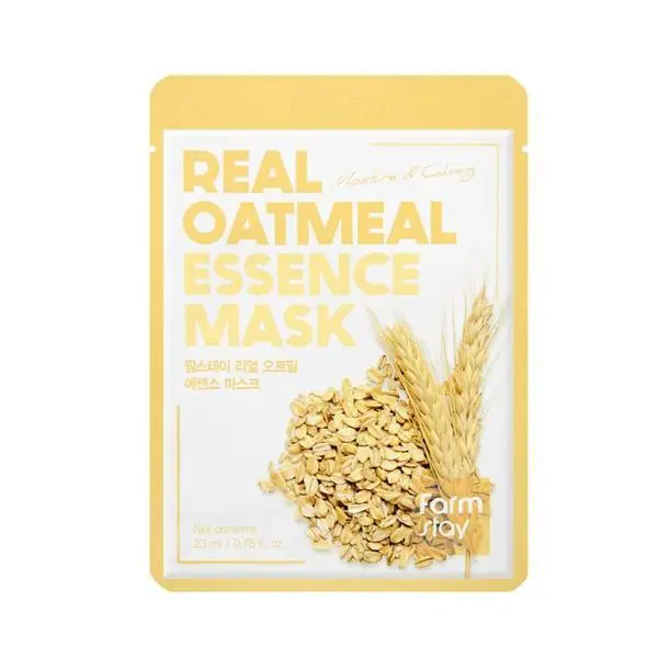 Farm Stay Подхранваща маска за лице с есенция от овесени ядки - FarmStay Real Oatmeal Essence Mask, 23 мл