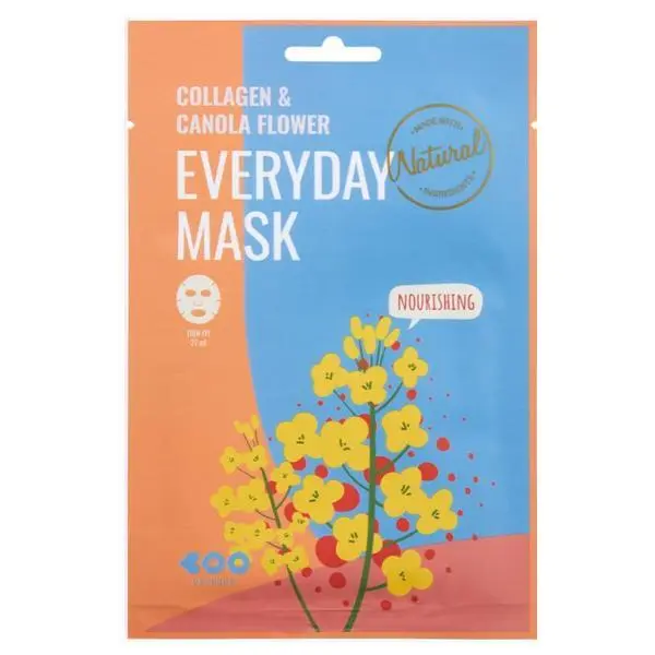 Dearboo Подхранваща маска за лице с колаген и екстракт от рапица - Dearboo Everyday Mask, 27 гр