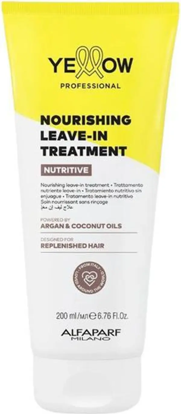 Yellow Подхранваща терапия без отмиване за суха коса - Yellow Professional Nutritive Nourishing Leave-In Treatment, 200 мл