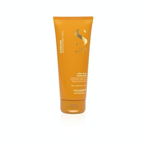 Alfaparf Milano Подхранващо лечение за коса, изложена на слънце - Alfaparf Semi di Lino Sunshine After Sun Treatment, 200 мл